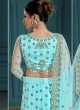 Zikkra Vol 15 By Kesari Exports 15004 Turquoise Net A-Line Bridal Lehenga Choli