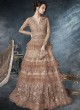 Beige Net Wedding Wear Gown Style Anarkali Celebrations 26001 By Zoya SC/012499