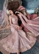 Dusty Pink Net Wedding Wear Designer Suit Celebrations 26004 By Zoya SC/012502