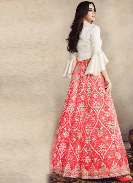 Off White Net Bridal Indo Western Lehenga Legacy 27003 By Zoya SC/013093 Off White Net Bridal Indo Western Lehenga Legacy 27003 By Zoya SC/013093