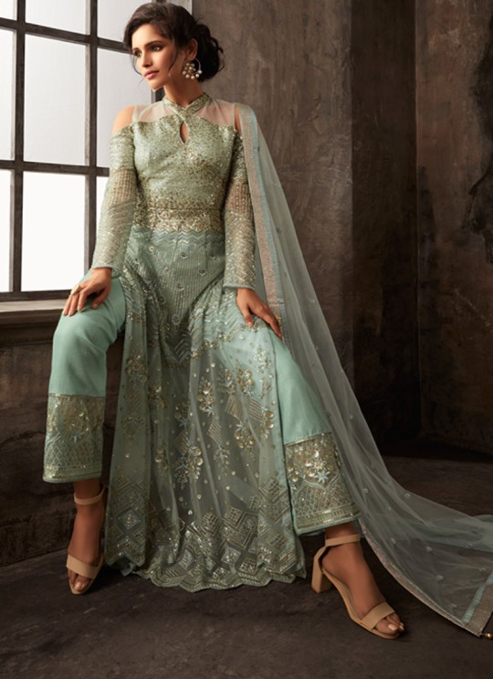 Green Net Bridal Pakistani Suit Passion 33007 By Zoya SC/017044
