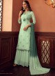 Green Palazzo Suit For Bridesmaids Traditional 34005 By Zoya