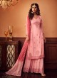 Pink Palazzo Suit For Bridesmaids Traditional 34003 By Zoya