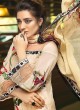 Pure Cotton Casual Wear Pakistani Suits In Beige Color Firdous Silver Dupatta 6174 By Shree Fabs SC/016000