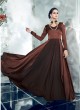 Brown Silk Satin Party Wear Kurti CHEERY 7003 By Arihant NX Size XL
