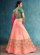 Pink Art Silk Embroidered Wedding Wear Designer Lehenga Choli GARLIOAS LEHENGHA VOL-1 L-44 By Gulzar