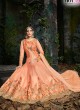 Peach Pure Georgette Floor Length Anarkali Maheera 11224 By Hotlady SC/006867