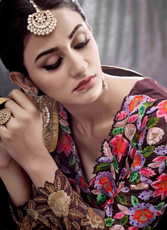 Brown Swiss Shadow Floor Length Anarkali Shareen 6772 By Hotlady SC/004997 Brown Swiss Shadow Floor Length Anarkali Shareen 6772 By Hotlady SC/004997
