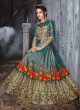Green Silk Floor Length Anarkali Sameena 7012 By Hotlady SC/010195
