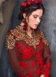 Brown Silk Floor Length Anarkali Sameena 7015 By Hotlady SC/010198