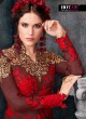 Brown Silk Floor Length Anarkali Sameena 7015 By Hotlady SC/010198