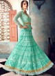 Green Net Floor Length Anarkali Malisha 7022 By Hotlady SC/011199