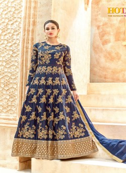 Blue Swiss Shadow Floor Length Anarkali Shaleen 7221 By Hotlady SC/005263