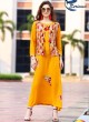 Yellow Rayon KUMB CLASSIC 1210 Party Wear Kurtis By Sparrow SC/010046