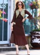 Brown Georgette KUMB EXPRESS 1194 Party Wear Kurtis By Sparrow SC/009561