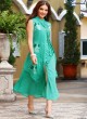 Green Georgette KUMB EXPRESS 1197 Party Wear Kurtis By Sparrow SC/009571