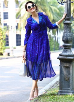 Georgette Kumb Vector 1168 to 1173 Series Designer Kurtis By Sparrow