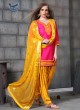 Pink & Yellow Jam Cotton Silk PATIYALA CLUB 1008 Punjabi Suits By Sparrow SC/011327 Pink & Yellow Jam Cotton Silk PATIYALA CLUB 1008 Punjabi Suits By Sparrow SC/011327