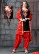 Black & Red Jam Cotton Silk PATIYALA CLUB 1012 Punjabi Suits By Sparrow SC/011339