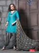 Blue & Grey Jam Cotton Silk PATIYALA CLUB 1013 Punjabi Suits By Sparrow SC/011342 Blue & Grey Jam Cotton Silk PATIYALA CLUB 1013 Punjabi Suits By Sparrow SC/011342