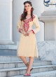 Beige Rayon KUMB SUMMER 1184 Party Wear Kurtis By Sparrow SC/009363