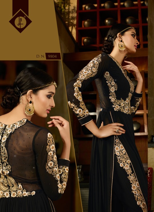 Black Georgette Embroidered Pakistani Style Pant Suit AAFREEN ADAA 9804 By Leo Fashions SC/001786 Black Georgette Embroidered Pakistani Style Pant Suit AAFREEN ADAA 9804 By Leo Fashions SC/001786