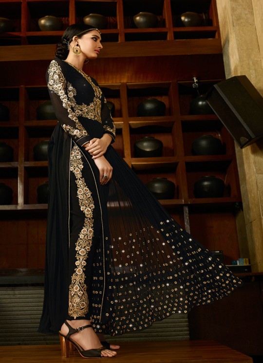 Black Georgette Embroidered Pakistani Style Pant Suit AAFREEN ADAA 9804 By Leo Fashions SC/001786 Black Georgette Embroidered Pakistani Style Pant Suit AAFREEN ADAA 9804 By Leo Fashions SC/001786