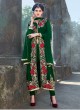 Green Georgette Embroidered Pakistani Style Suit NAYRA 8906 By Leo Fashions SC/002463