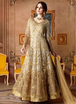 Gold Net Floor Length Anarkali Sampann Vol 1 5106 By Nirvana SC/005356