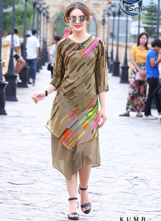 Multicolor Georgette Kumb Inspire 1223 Party Wear Kurtis By Sparrow SC/011815 Multicolor Georgette Kumb Inspire 1223 Party Wear Kurtis By Sparrow SC/011815