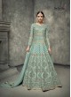 Tussar Silk Floor Length Anarkali Suit 402 By Sybella