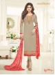 Aashirwad Sufia Light Grey Faux Georgette Straight Suit By Aashirwad Sufia-21005
