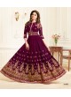 Aashirwad Celebrity Magenta Faux Georgette Anarkali Suit By Aashirwad Celebrity-10005