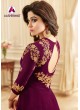 Aashirwad Celebrity Magenta Faux Georgette Anarkali Suit By Aashirwad Celebrity-10005 Aashirwad Celebrity Magenta Faux Georgette Anarkali Suit By Aashirwad Celebrity-10005