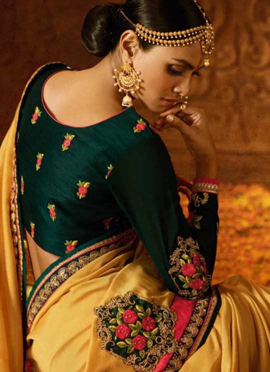 Gold Silk Wedding Saree Sakshi Vol 4 1186 By Ardhangini