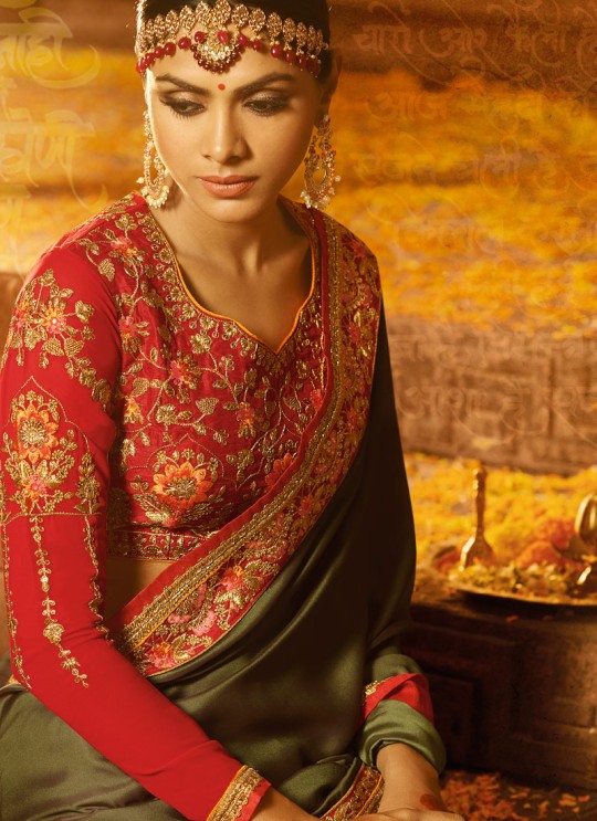 Green Silk Wedding Saree Sakshi Vol 4 1192 By Ardhangini Green Silk Wedding Saree Sakshi Vol 4 1192 By Ardhangini