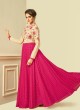 Pink Mulberry Silk Party Wear Kurti Floret VOL 2 2012 By Arihant NX Size XL