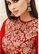 Red Art Silk Embroidered Floor Length Anarkali ROSSELL VOL 2 18004D Color By Arihant Red Art Silk Embroidered Floor Length Anarkali ROSSELL VOL 2 18004D Color By Arihant