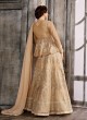 Gold Net Embroidered Skirt Kameez 1611-1619 1614 By Bela Fashion