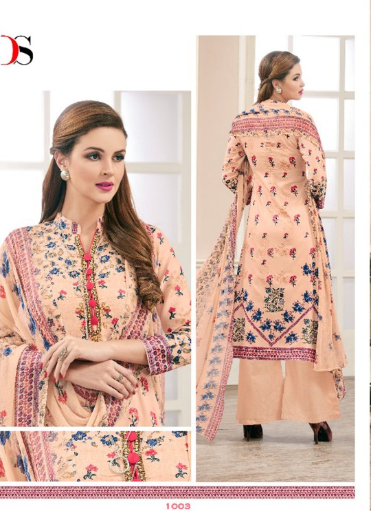 Peach JAM SILK COTTON Pakistani Salwar Kameez ATTRACTION NX 1003 By Deepsy