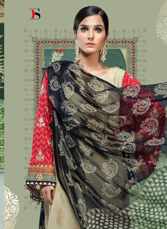 Beige Cotton Pakistani Salwar Kameez MARIA B-4 100804 By Deepsy Beige Cotton Pakistani Salwar Kameez MARIA B-4 100804 By Deepsy