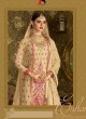 Beige Geoegette Pakistani Sharara Salwar Kameez DULHAN 2 BRIDEL COLLECTION 2004A Color By Deepsy
