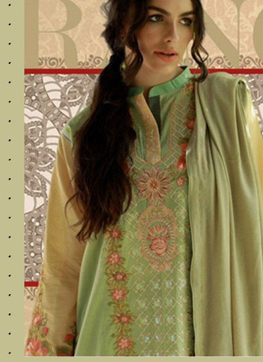 Green Cotton Pakistani Salwar Kameez RINAAZ Vol-2 200801 By Deepsy