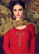 Red Jam Silk Pakistani Salwar Kameez DULHAN-5 5003 By Deepsy Red Jam Silk Pakistani Salwar Kameez DULHAN-5 5003 By Deepsy