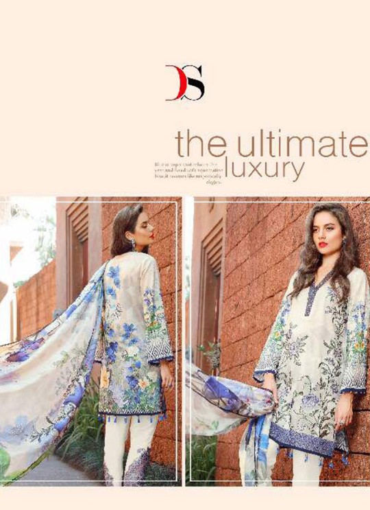 Multicolor Cotton Pakistani Salwar Kameez FLORENT Vol-14 60001 By Deepsy