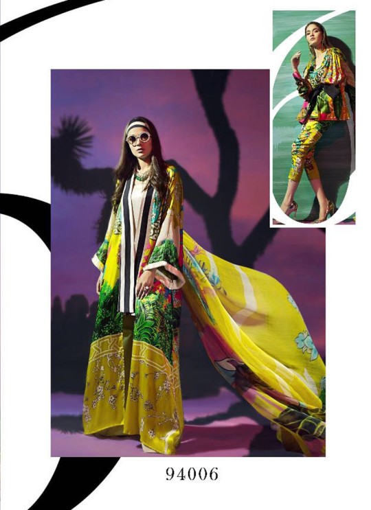 Multicolor Jam Cotton Pakistani Salwar Kameez NAJIYA 94006 By Deepsy