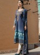 Blue Cotton Pakistani Salwar Kameez MARIA B-3 98001 By Deepsy