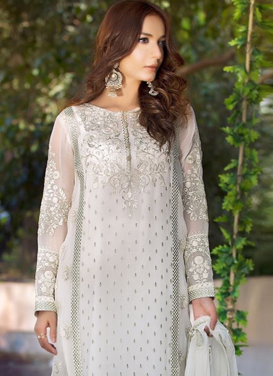 Off White Georgette Embroidered Pakistani Salwar Suit ROSEMEEN ART BY FEPIC 2001 TO 2006 SERIES Fepic 2005 Off White Georgette Embroidered Pakistani Salwar Suit ROSEMEEN ART BY FEPIC 2001 TO 2006 SERIES Fepic 2005