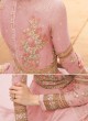 Pink Georgette Floor Length Anarkali Rhythm 7108A Color By Glossy