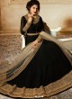 Black Georgette Floor Length Anarkali AMYRA 9081 By Glossy Full Set Black Georgette Floor Length Anarkali AMYRA 9081 By Glossy Full Set